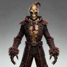 villainous scarecrow, symmetrical, highly detailed, digital art, sharp focus, trending on art station, anime art style