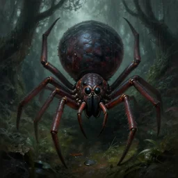 epic hyperdetailed portrait of a haunting 🐙🕷 lurking in the shadows. nightmare visions, by greg rutkowski, highly detailed portrait, rococo, digital painting, artstation, concept art, smooth, sharp foccus ilustration, artstation hq. intricate, elegant. art by wlop and artgerm and greg rutkowski and alphonse mucha, masterpiece. misty rainforest