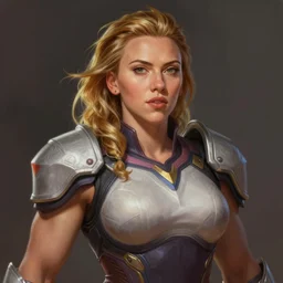 detailed portrait of scarlett johansson as a female bodybuilder d. va from overwatch, attractive, beautiful, fantasy, intricate, elegant, highly detailed, digital painting, artstation, concept art, matte, sharp focus, illustration, art by aenaluck, artgerm and roberto ferri and greg rutkowski, epic fantasy, digital painting