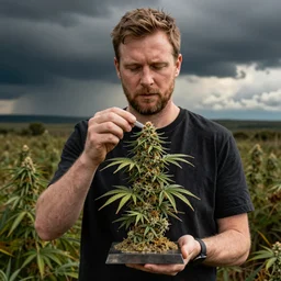 mark mcgowan tries cannabis, octane render