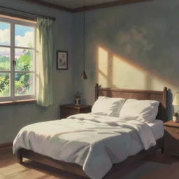 a bedroom, trending on pixiv, painted by greg rutkowski makoto shinkai takashi takeuchi studio ghibli, akihiko yoshida