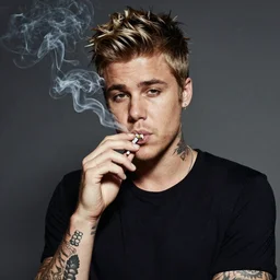 Justin Bieber smoking weed
