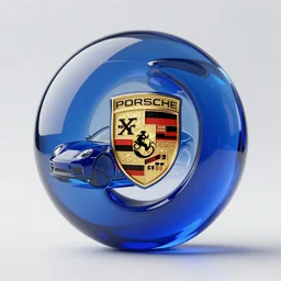 abstract glass sculpture, sapphire, ( design by porsche!!!!! ), xf iq 4, 1 5 0 mp, 5 0 mm, f / 1. 4, iso 2 0 0, 1 / 1 6 0 s, natural light, octane render, macro shot, symmetrical balance, polarizing filter, sense of depth, ai enhanced