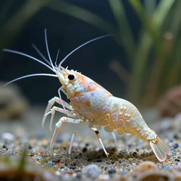 the most beautiful neocaridina shrimp, diffuse lighting, intricate, elegant, highly detailed, lifelike, photorealistic, digital painting, illustration, concept art, smooth, sharp focus, A24!film cinematography, unreal engine, cinematic, hyper realism, high detail, octane render, dream like atmosphere 8k