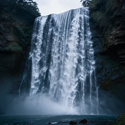 a beautiful waterfall, elegant, soulful, liquid, masterpiece, Cinematic, fantasy, digital art,