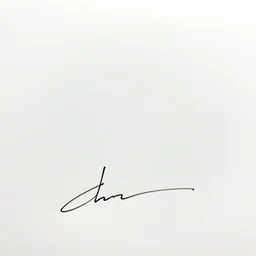 white A4 sized paper, detailed scan, high definition, signature on the bottom, header with logo
