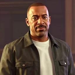 Steve Harvey in Grand Theft Auto V, 3D model