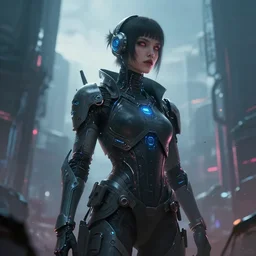 a woman, cyberpunk art by ross tran, trending on artstation, fantasy art, # vfxfriday, artstation hd, apocalypse art