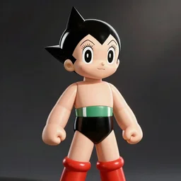 vintage poster style of astro boy.