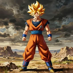 François hollande transforming into super saiyan, by easo andrews