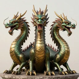 three heaed dragon by Eddie Mendoza