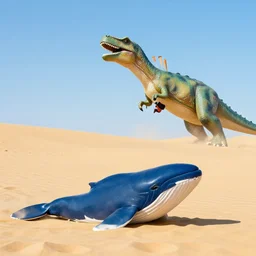 🐋 as 🐼 as 🦕 as 👽, desert photography by shunji dodo