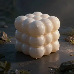 balloon in the shape of a cube