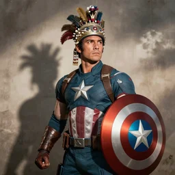 classical aztec captain america