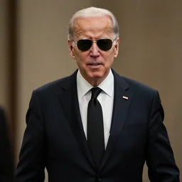 joe biden is agent smith, the matrix movie, film still, key frame, sunglasses, black tie