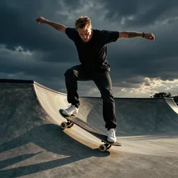 A still of Tony Hawk in the film Avengers, high definition