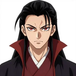 hyperrealism anime cel animation, schizophrenia inducing symmetrical vector art of a vampire samurai, symmetry accurate features, post processing, octane rendered