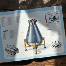 blueprints for a fusion reactor in a kidsbook