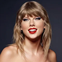 portrait of taylor swift smiling, 8 k highly detailed, sharp focus, illustration, art by artgerm, mucha, bouguereau, tim hildebrandt, francois boucher