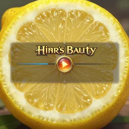 a very close - up lemon, in concept art of main menu loading screen background. for russian mmorpg king's bounty by katauri, tencent netease, artstation, behance, style of hearthstone