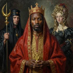 yoruba priest | highly detailed oil painting, hyperrealistic, very intrincate | cinematic lighting, award - winning | by rachel ruysch, giger, beksinski and bocklin | by austin osman spare and william blake, trending on artstation, cgsociety, official art, octane.