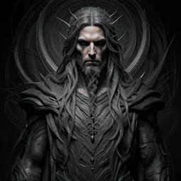 a mysterious man known as god by dan hillier, high contrast, intricate detail, super resolution, masterpiece