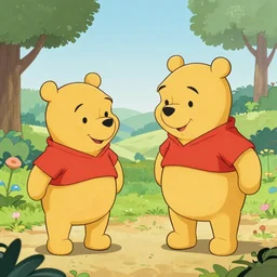 Final battle of Winnie the pooh and piglet