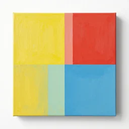 minimal abstract colorful painting