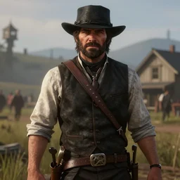 Film still of Percy Jackson, from Red Dead Redemption 2 (2018 video game)