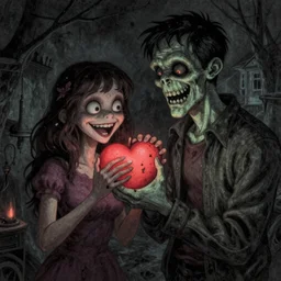 you make my cold heart warm with a touch, horror, grunge, loony toons style, illustrated by zdzisław Beksiński and greg rutkowski., Trending on artstation, artstationHD, artstationHQ, 4k, 8k