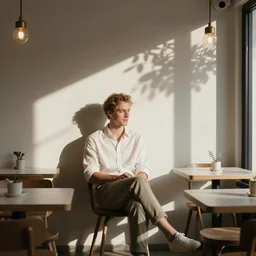tommy michaelson in a cafe