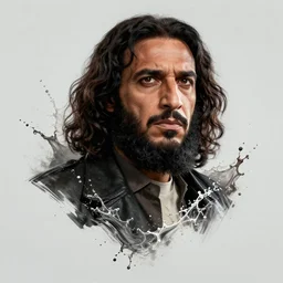 muammar kadhafi in gears of war, splash art, movie still, detailed face, cinematic lighting, dramatic, octane render, long lens, shallow depth of field, bokeh, anamorphic lens flare, 8 k, hyper detailed, 3 5 mm film grain