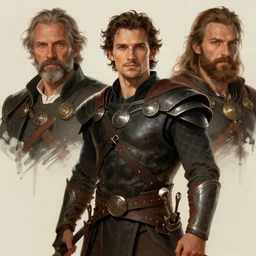 Henry Cavill as a fantasy D&D character, portrait art by Donato Giancola and James Gurney, digital art, trending on artstation