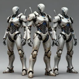futurist armor for half human half robot soldiers, art by leyendecker, cyberpunk, cybernetic implants, intricate, extreme details
