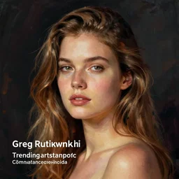 color portrait of a human female, Greg rutkowski, Trending artstation, cinematográfica, digital Art