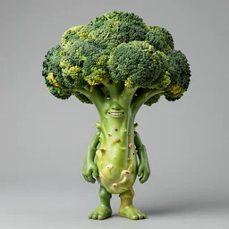 ( barack obama plays broccoli mascot with green skin ) hyperrealistic medium shot studio portrait of barack obama smiling and looking like broccoli, hyperrealistic sculpture by ron mueck, photographed by annie liebovitz trending on artstation 8 k shocking detail hard shadows
