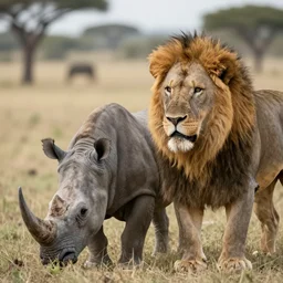 mix between lion and rhino