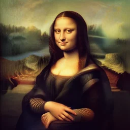 adel imam in the style of the mona lisa da vinci