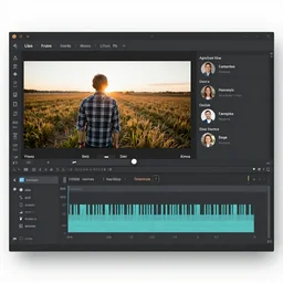 video edit application user interface