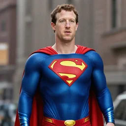 mark zuckerberg as superman
