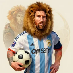 male cottagecore lionel messi holding a soccer ball, intricate, swagger, highly detailed, digital painting, artstation, concept art, smooth, sharp, focus, illustration, art by artgerm and greg rutkowski and alphonse mucha