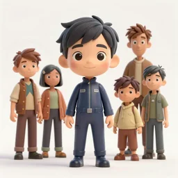 a beatiful full body character concept render of a adorable tiny little human shaped mannequin wearing a tight jumpsuit, pixar, matthew mckeown, kazuo oga, ghibli, yoshiyuki tomino, n. c. wyeth, aardman animations, otl archer, vray, octane render, artstation, pinterest, cgcociety, masterpiece, cotw
