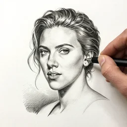 scarlett johansson carved ink by gustave dore