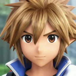 a film still portrait of sora from kingdom hearts, finely detailed features, closeup at the faces, perfect art, at an ancient city, gapmoe yandere grimdark, trending on pixiv fanbox, painted by greg rutkowski makoto shinkai takashi takeuchi studio ghibli, akihiko yoshida
