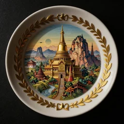 a plate of buwaslnty