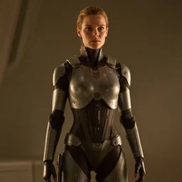 female android, scene in a ridley scott movie