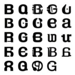 display all characters of a font