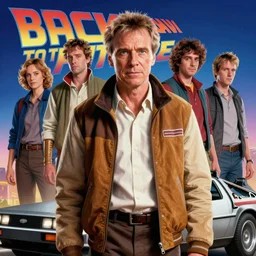 formal portrait of martin freeman as doc brown from back to the future. digital art by eugene de blaas, ross tran, and nasreddine dinet, vibrant color scheme, intricately detailed, in the style of romanticism, cinematic. delorean background. artstation, greg rutkowski