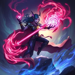 sylas league of legends wild rift hero champions arcane magic digital painting bioluminance alena aenami artworks in 4 k design by lois van baarle by sung choi by john kirby artgerm and greg rutkowski and magali villeneuve mage fighter assassin