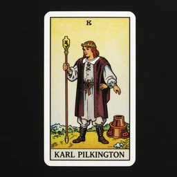 Karl Pilkington tarot card